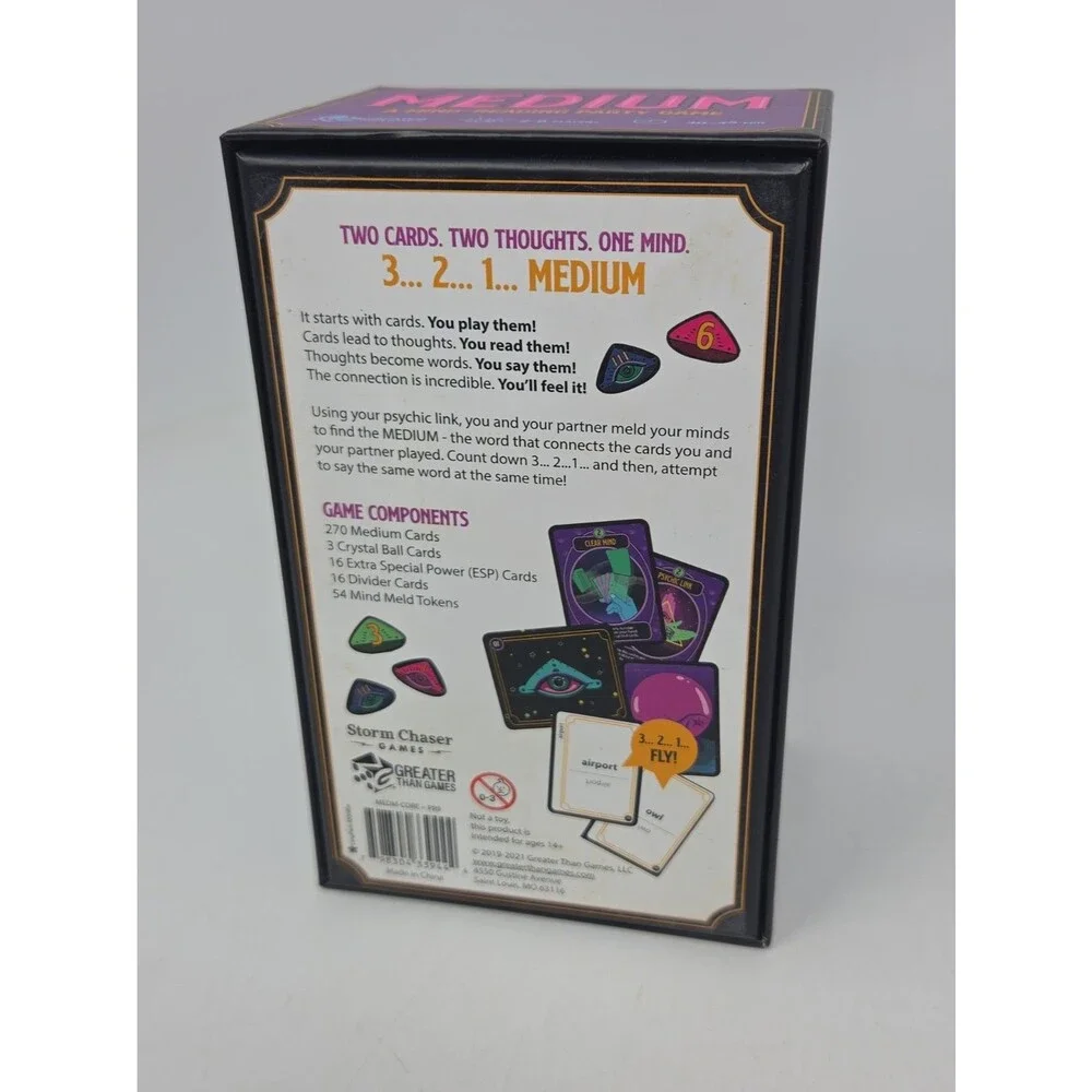Medium - A Mind Reading Party Game - Psychic 2021 Halloween (Contents Sealed)